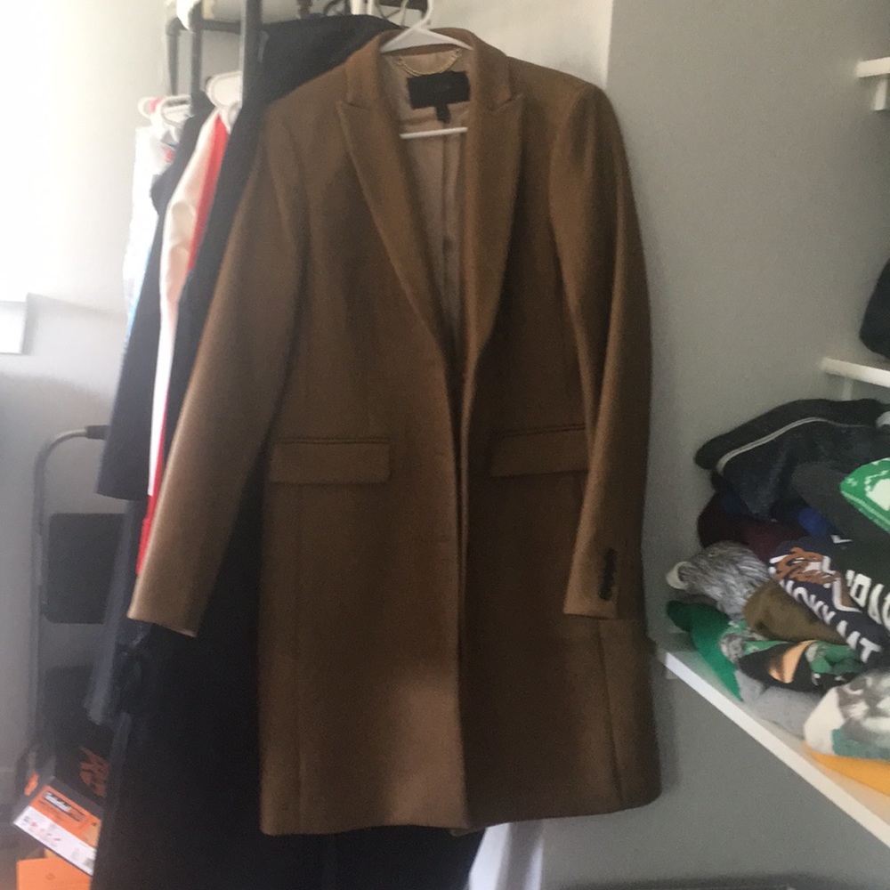 Jcrew wool trench